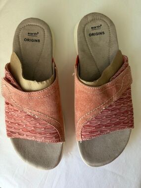 Earth Origins Pink Coral Westfield Westley Slip On size 8 Coral/Salmon NWOB